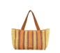 Preview: SEABREEZE BANDE TOTE ORANGE BROWN aus Raffiabast